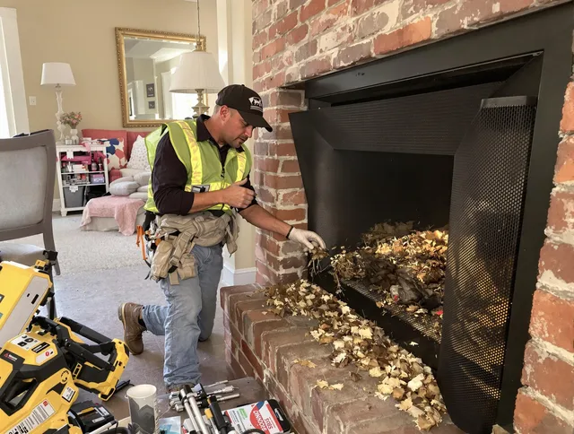 Safe screening installation by Alafaya Chimney Sweep in Alafaya, FL
