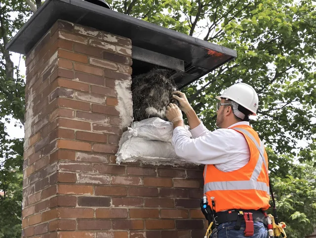 Humane removal of debris and animals by Alafaya Chimney Sweep in Alafaya, FL