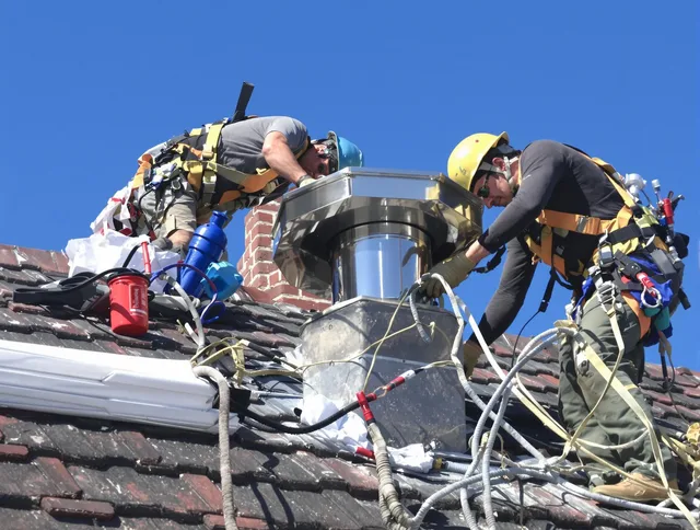 Protective chimney cap installed by Alafaya Chimney Sweep in Alafaya, FL