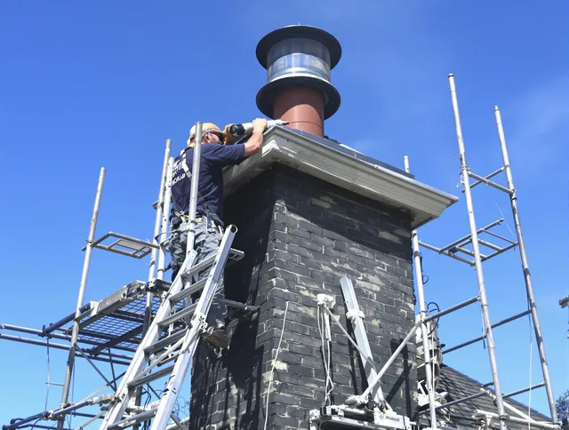 Sturdy chimney crown finished by Alafaya Chimney Sweep in Alafaya, FL