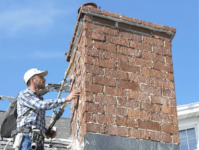 Brickwork for a chimney rebuild by Alafaya Chimney Sweep in Alafaya, FL