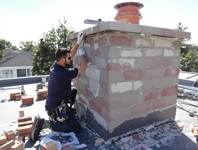 Advanced chimney repair process by Alafaya Chimney Sweep in Alafaya, FL