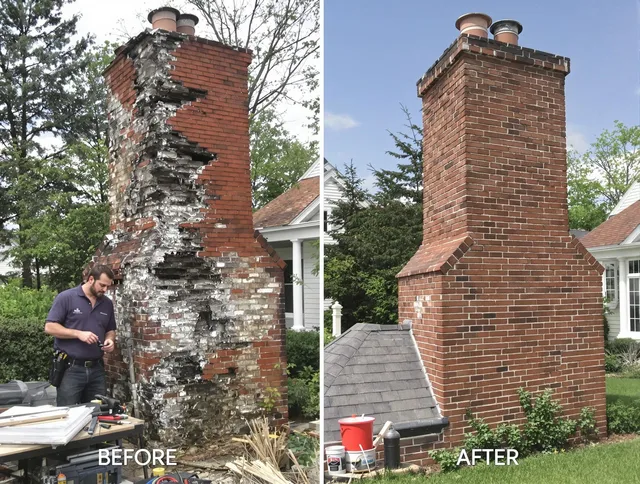 Alafaya Chimney Sweep performing a full chimney restoration in Alafaya, FL