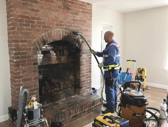 Alafaya Chimney Sweep expert performing detailed chimney sweep in Alafaya, FL