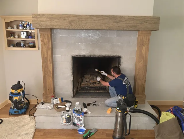 Detailed creosote removal process by Alafaya Chimney Sweep in Alafaya, FL