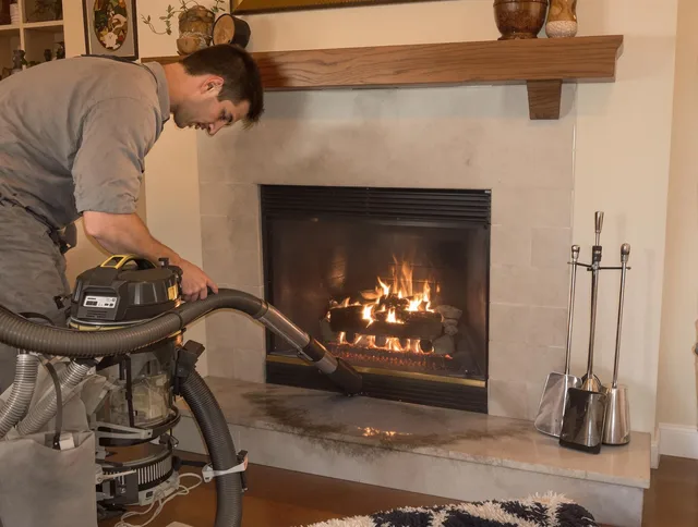 Routine fireplace upkeep by Alafaya Chimney Sweep in Alafaya, FL