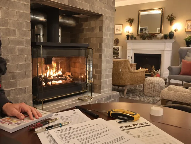 Alafaya Chimney Sweep verifying fireplace safety measures in Alafaya, FL