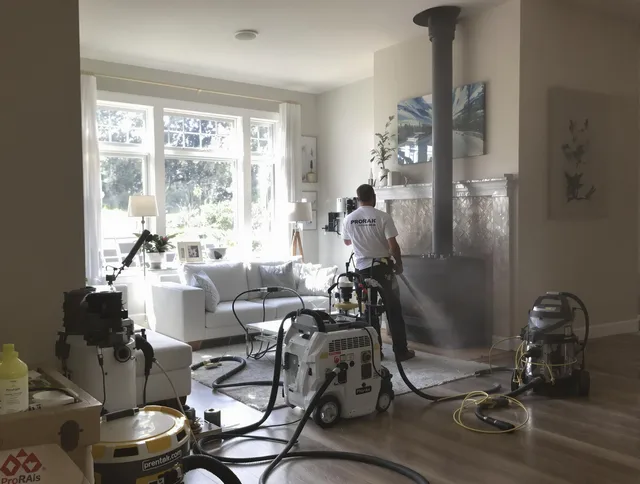 Soot removal service by Alafaya Chimney Sweep for a fireplace in Alafaya, FL